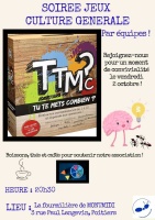 Soirée jeux culture générale par équipes